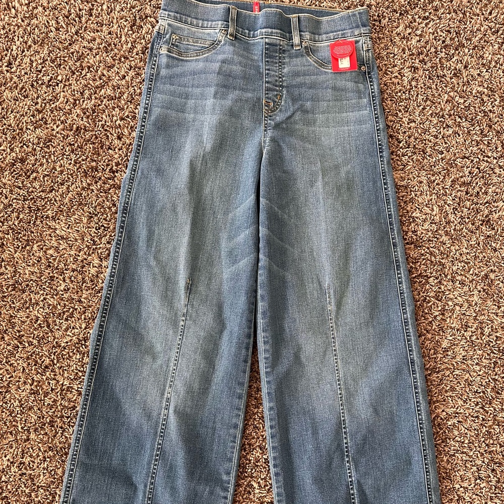 Spanx wide leg jeans - new with tags! Medium